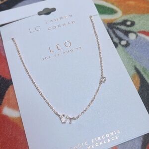 LC Lauren Conrad Leo Zodiac necklace NWT